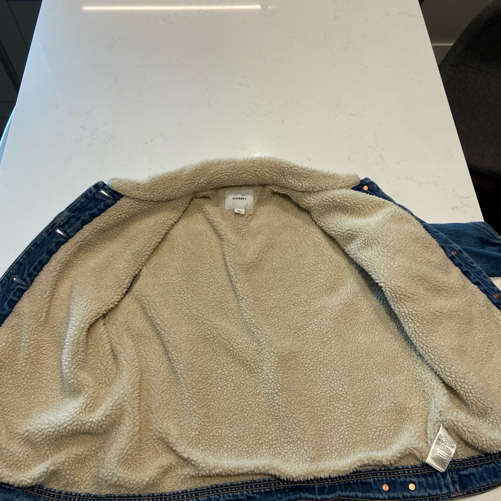 Denim Sherpa Lined Jacket - Picture 4 of 4